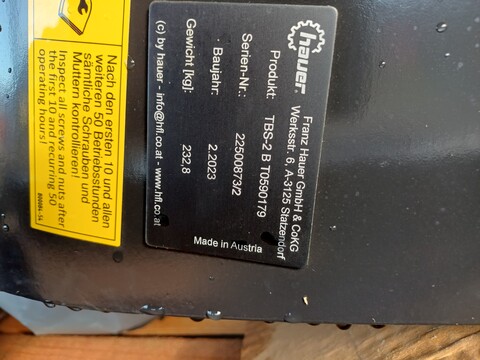 Hauer TBS-2 B zu Deutz 5095 Stufe V (24521)