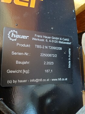 Hauer TBS-2 N zu Lintrac 80 (24520)