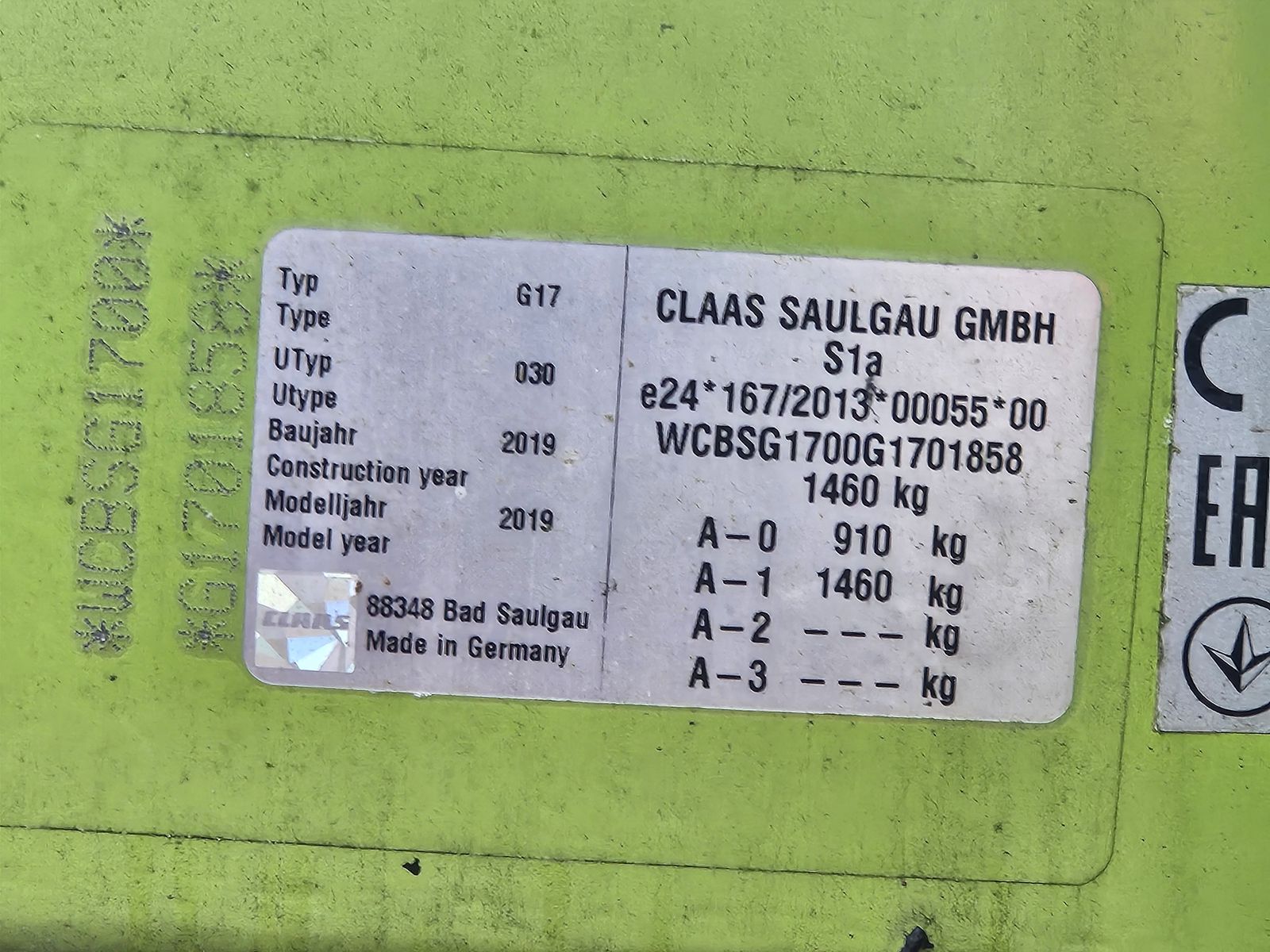 Claas Liner 1700 2