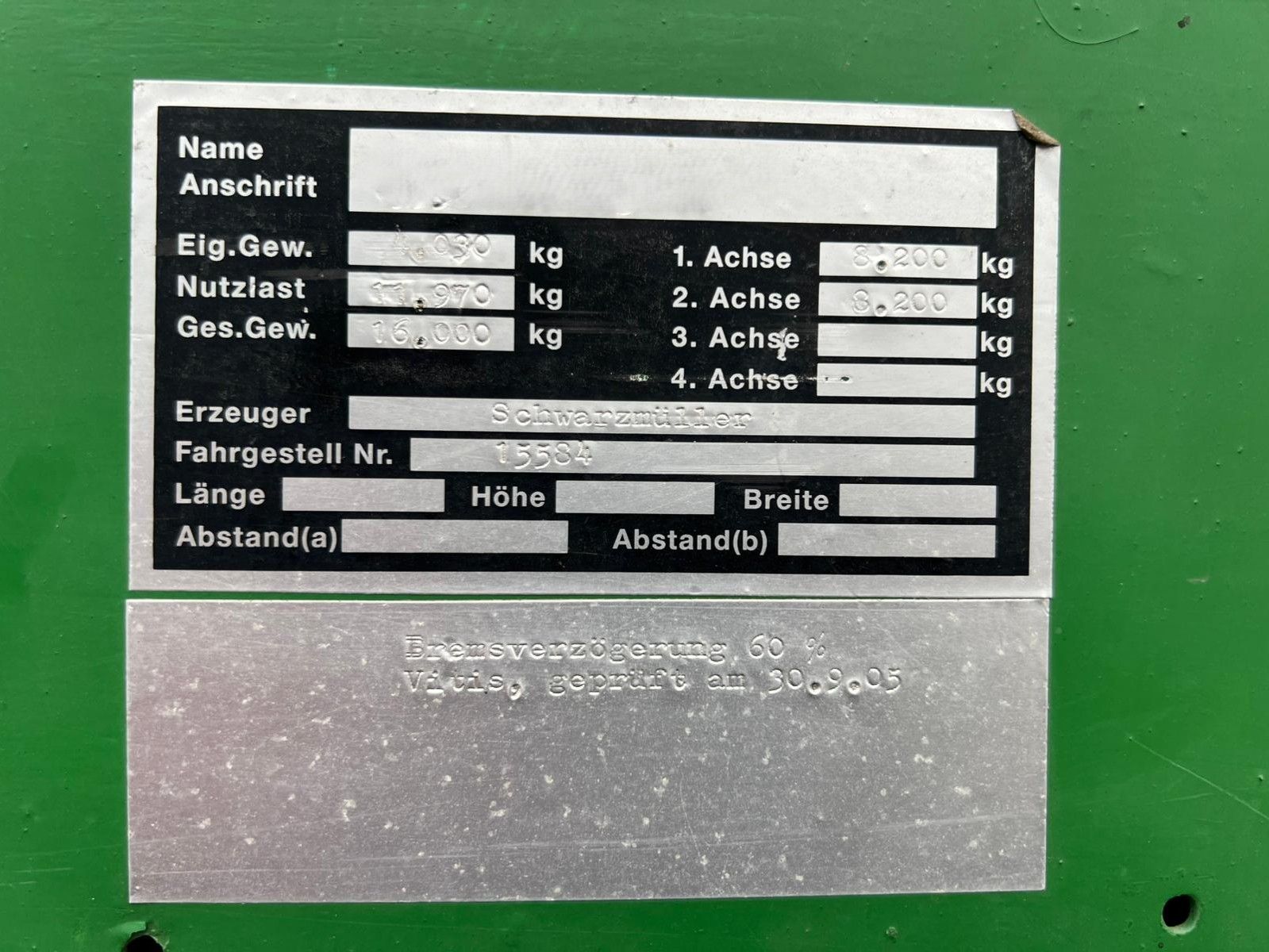 Schwarzmüller LKW Anhänger 1