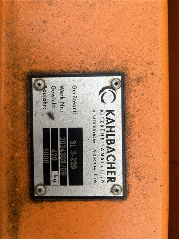 Kahlbacher Schneepflug SL3-220 3