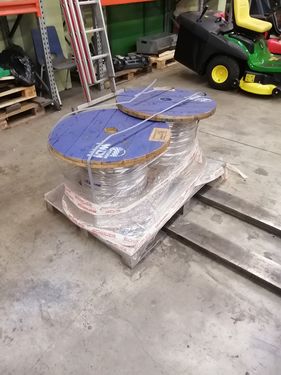 Schauer Rolle Stahlseil Dm 8 mm aus NIRO 