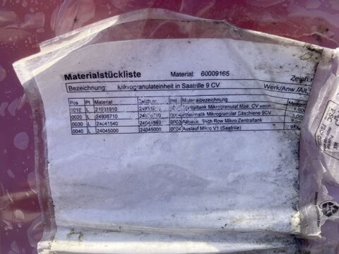 Horsch MIKROGRANULATEINHEIT IN SAATRI 3