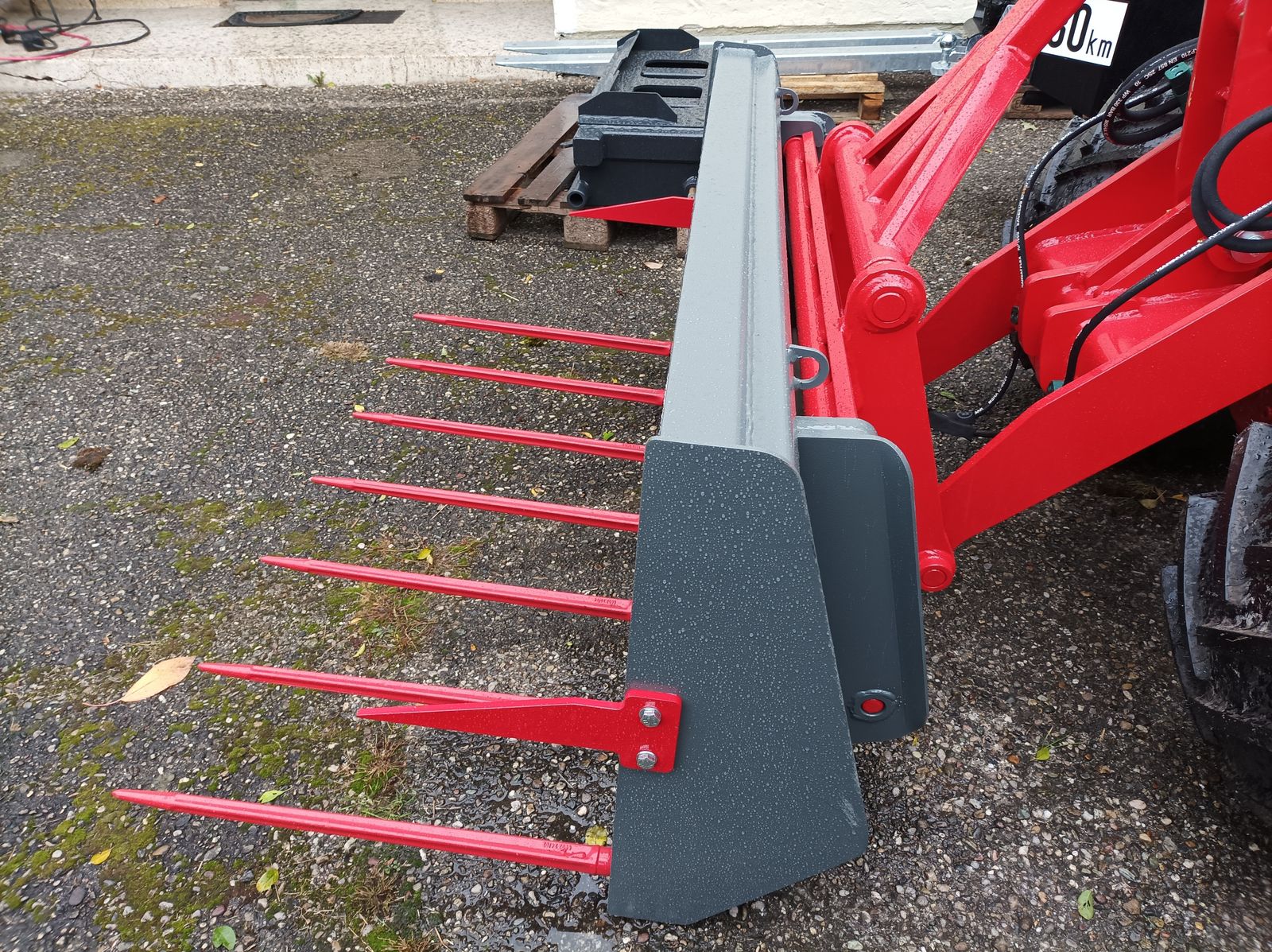 Dominator Dunggabel 150 cm  mit Hauer Aufnahme Mistgabel 3