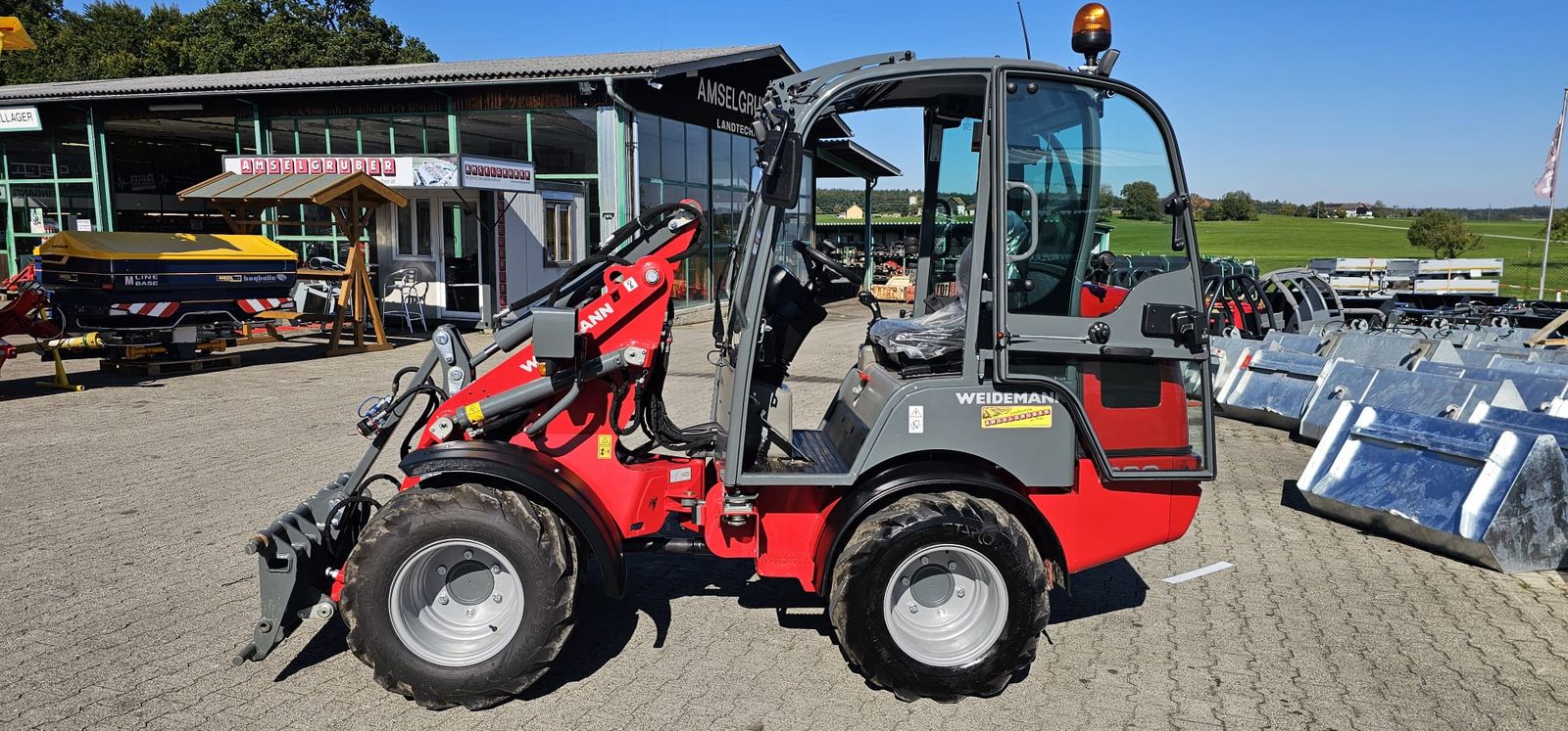Weidemann 1280 mit Kabine wie NEU + StVo nur 60 B-Stunden 2