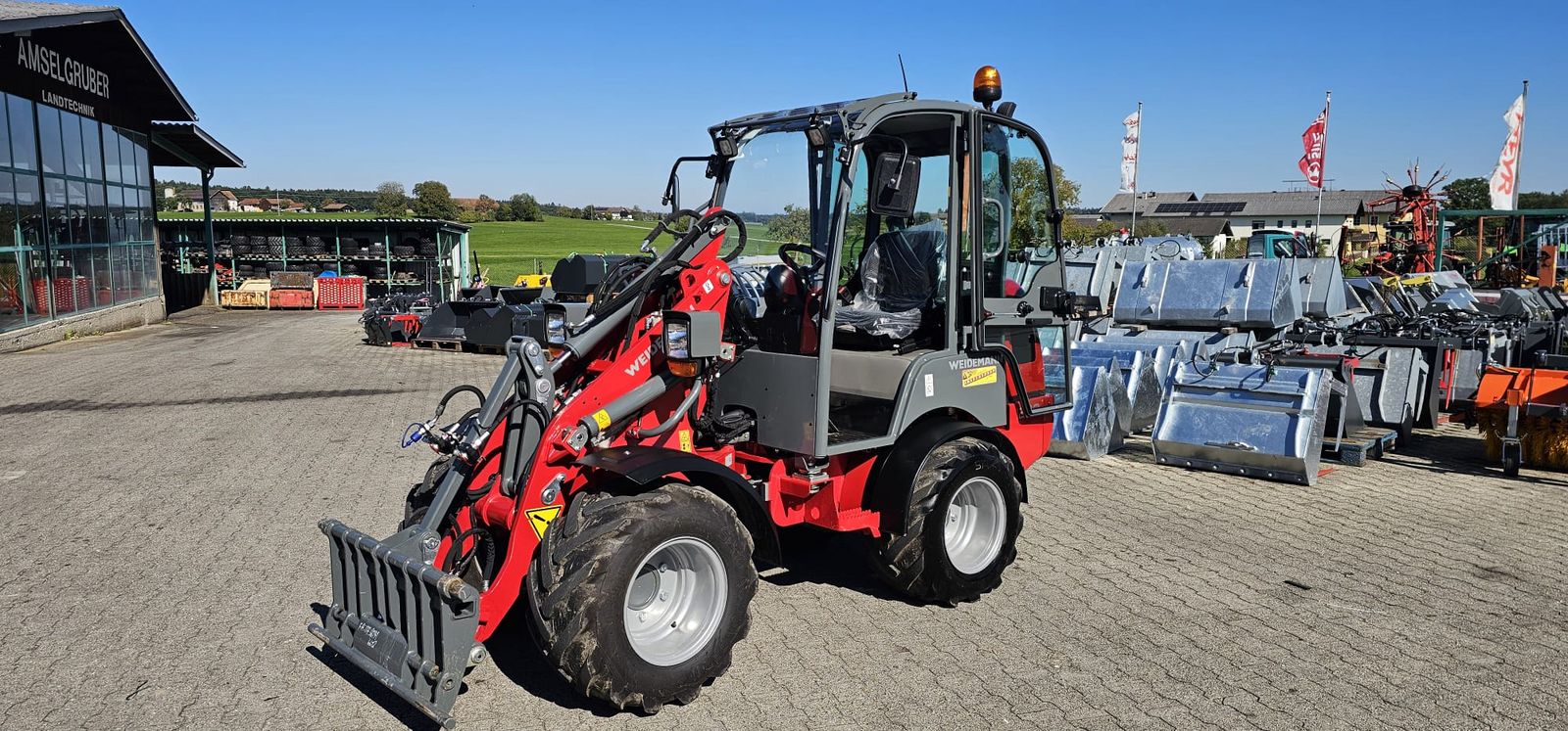 Weidemann 1280 mit Kabine wie NEU + StVo nur 60 B-Stunden 3