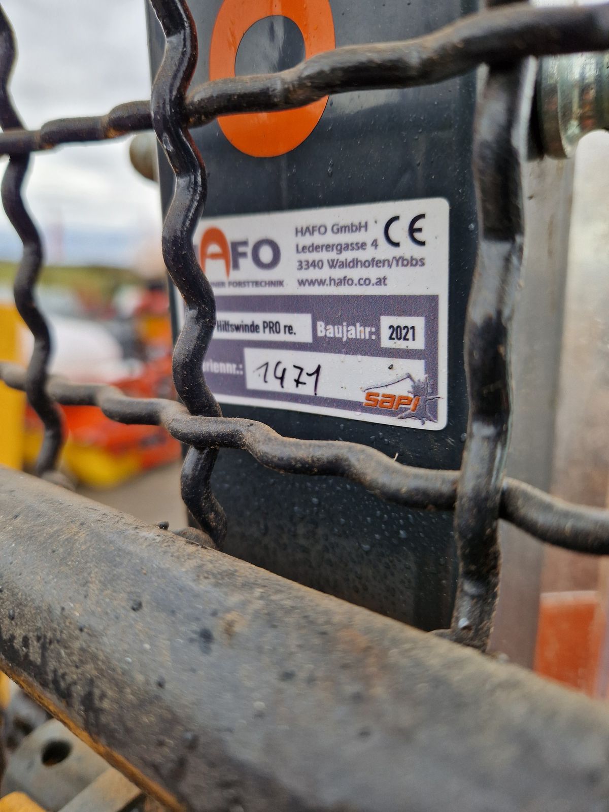 HAFO Hilfsseilwinde PRO rechts 3