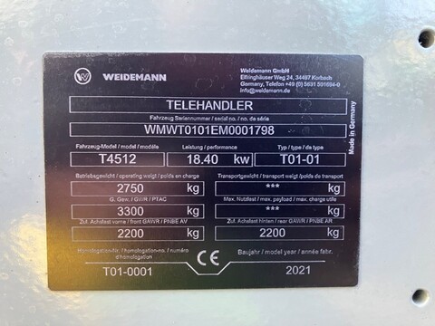 Weidemann T 4512