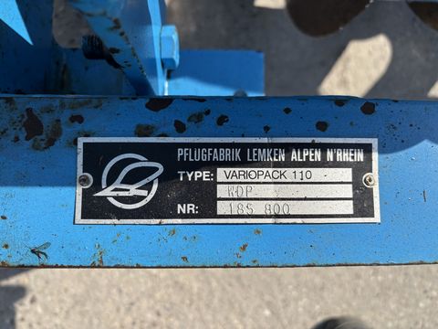 Lemken Pflug Vari-Opal 140 + VarioPack 110