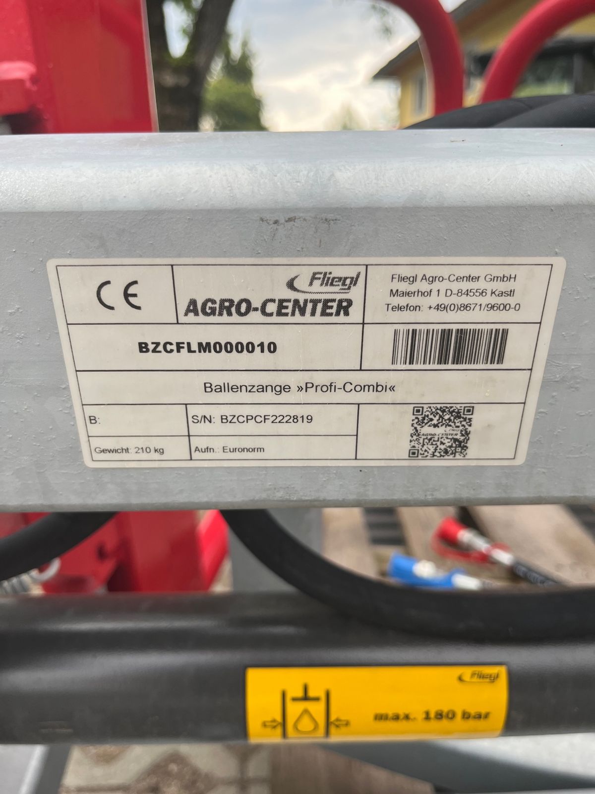 Fliegl Profi Combi Ballenzange 3