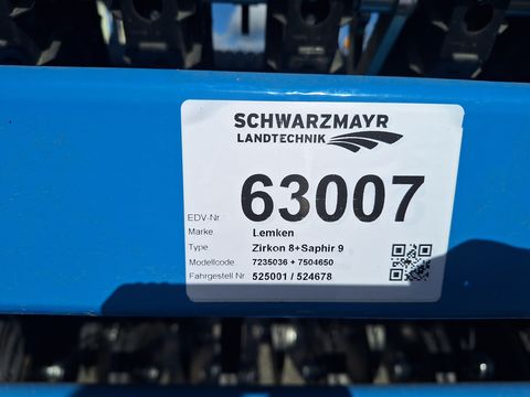 Lemken Zirkon 8+Saphir 9