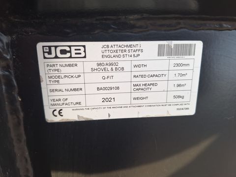 Sonstige JCB 2300mm Schaufel