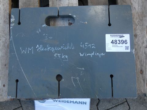 Weidemann Heckgewichte zu WM 4512
