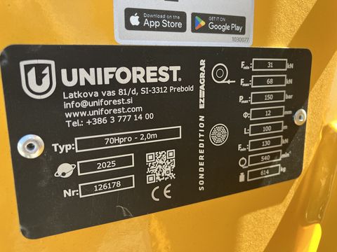 Uniforest FSW 70 H pro 