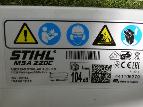 Stihl MSA 220 C-B