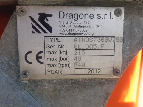 Dragone Athos V300 T700 bzw. K1 300 G600