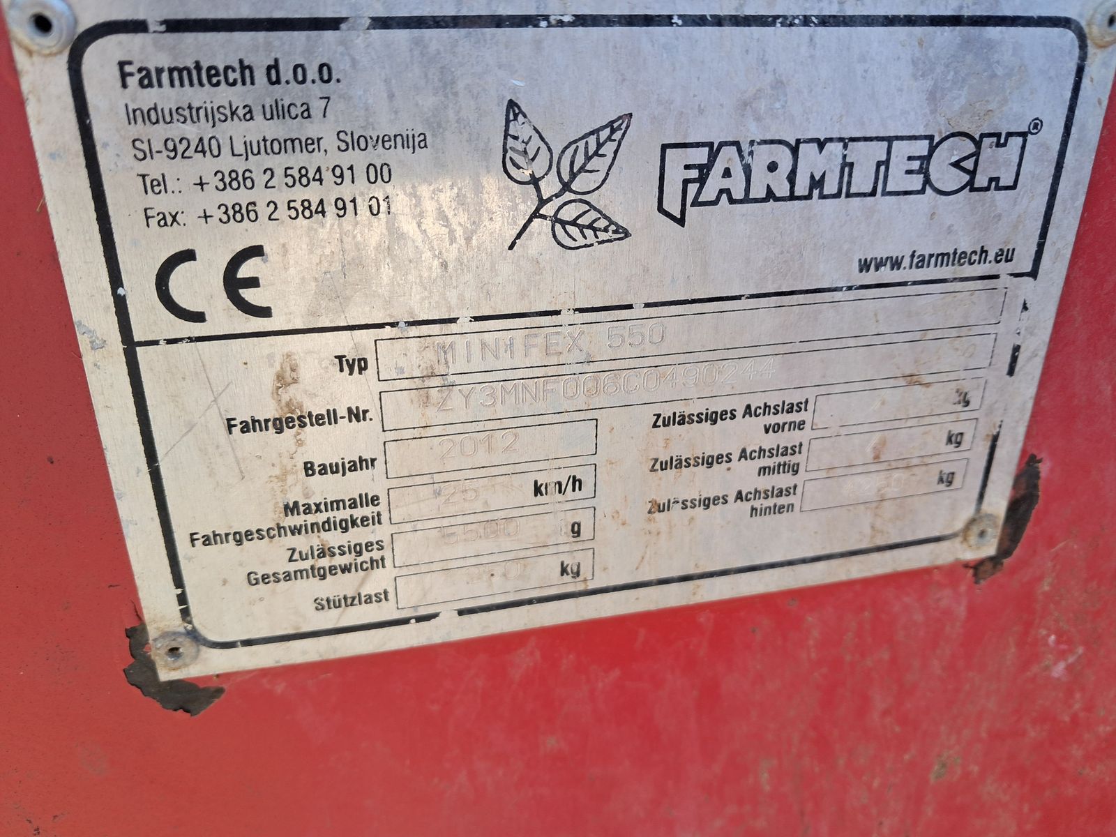 Farmtech Minifex 550 2