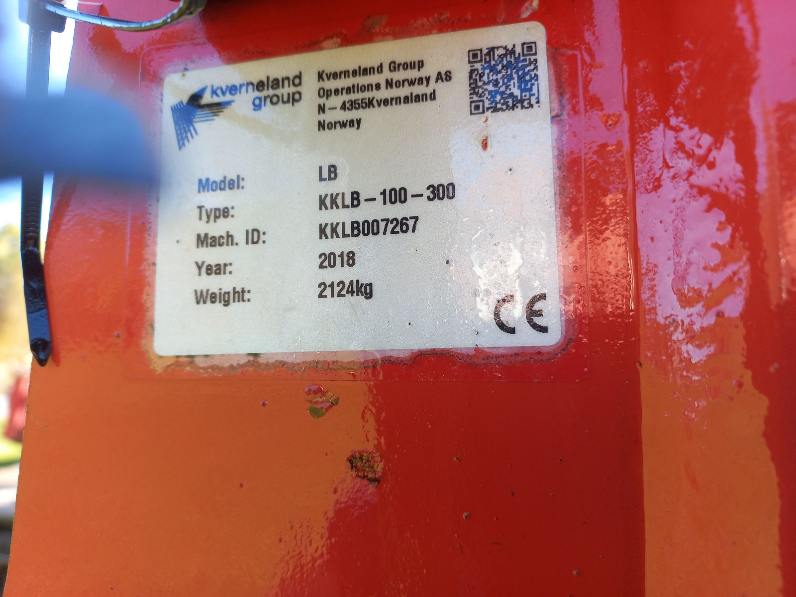 Kverneland LB 100/3000 3