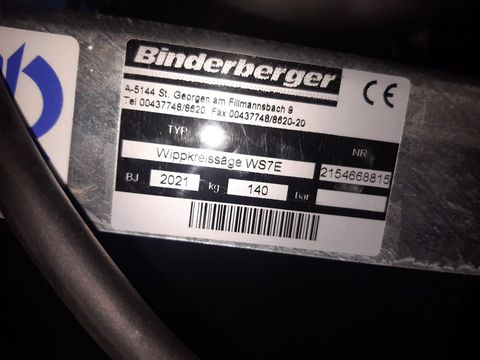 Binderberger WS700 E Wippkreissäge