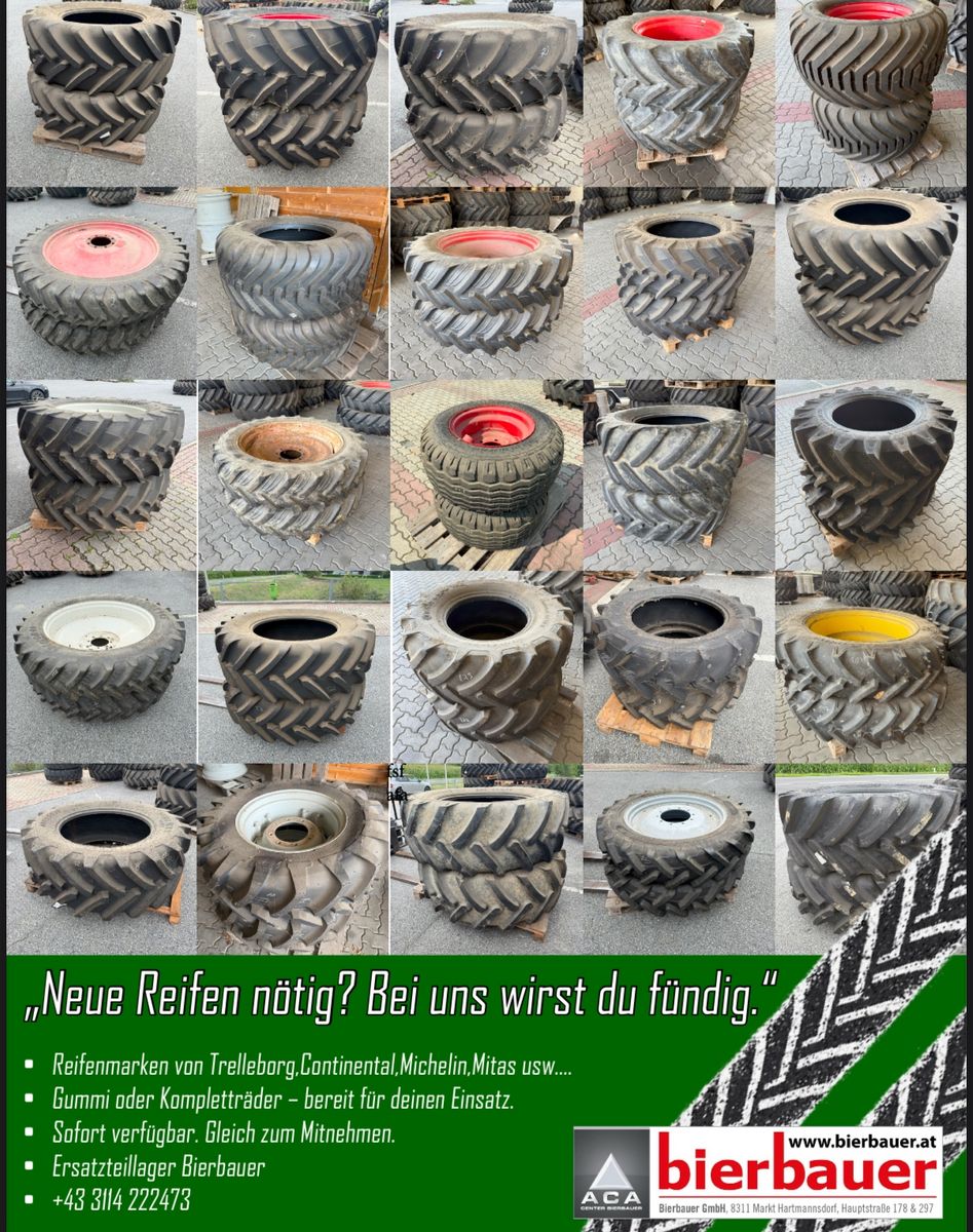 Verschieden Reifen von Trelleborg BKT Michelin  1