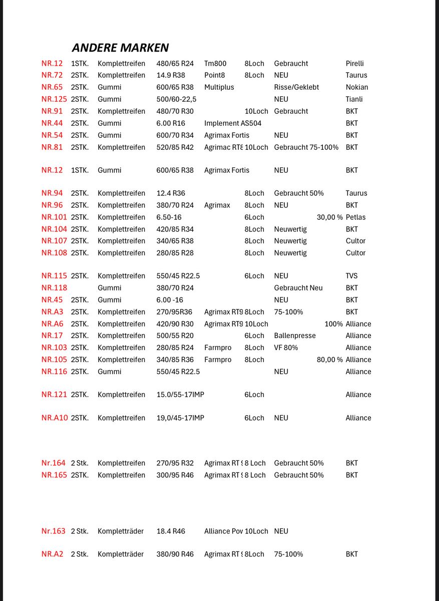 Diver Trelleborg, Michelin, Coninetal, Mitas etc 3