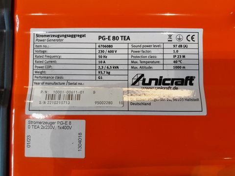 Unicraft PG E80 TEA 