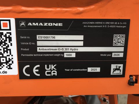 Amazone E + S 301