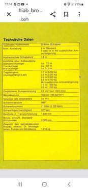 Sonstige Hiab Kran mit Eigenbau Anhänger