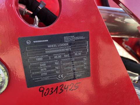 Weidemann 1880 mit Euroaufnahme