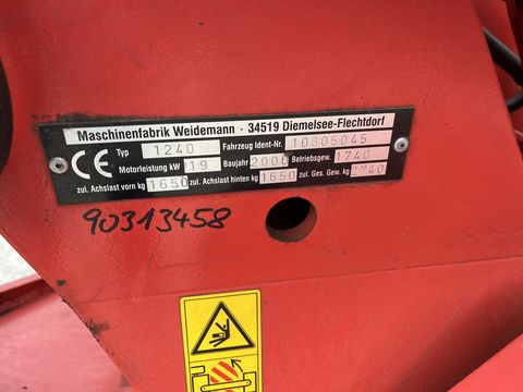 Weidemann 1240P26 mit Weidemann MV hydraulisch