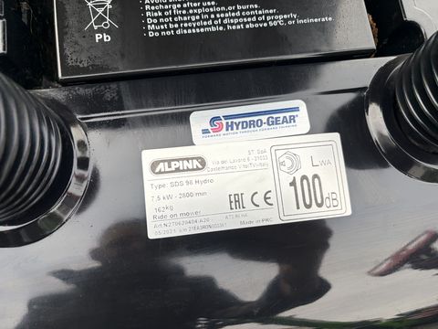 Stiga Alpina SD5 98 Hydrostat inkl. Schneeschild