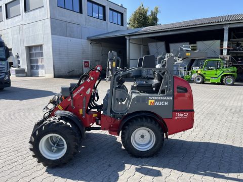Weidemann 1160e mit 350h, Klappdach, Straßenzulassung