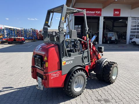 Weidemann 1160e mit 350h, Klappdach, Straßenzulassung
