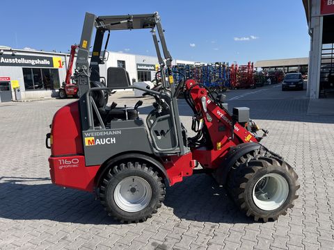 Weidemann 1160e mit 350h, Klappdach, Straßenzulassung