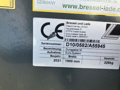 Bressel & Lade Dunggabel 1900mm Vorführer Euro 