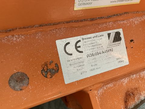 Bressel & Lade Schneeschild 1600mm Weidemann Aufnahme 