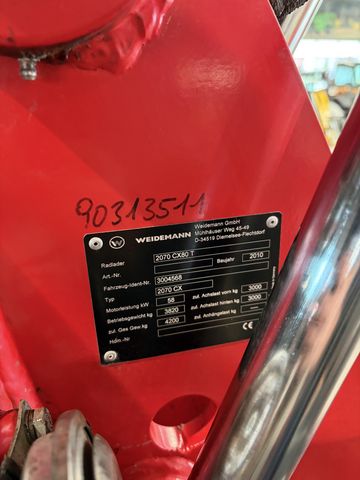 Weidemann 2070CX80 Tele mit Euro 30Km/h