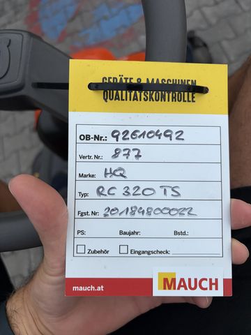 Husqvarna RC 320Ts AWD mit 112cm Mähdeck 200h