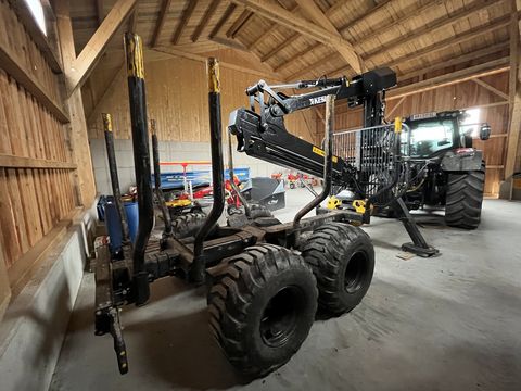 Kesla Forstanhänger 114H mit Fortskran 305T