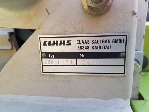 Claas Corto 270F 