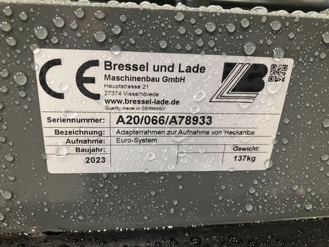 Bressel & Lade Adapter von Lader auf Dreipunkt