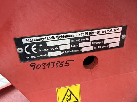 Weidemann 1255P33 Kardanwelle, Hydrostat, Joystick