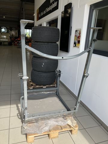 Weidemann Wetterschutzdach klappbar Eigenbau 