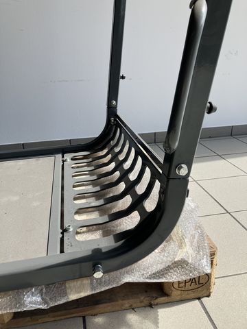 Weidemann Wetterschutzdach klappbar Eigenbau 