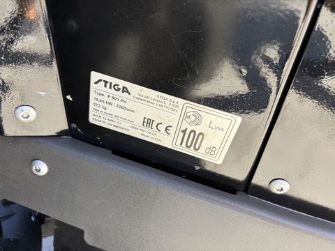 Stiga Park Pro 740IOX mit 125cm Mähdeck + V-Schild