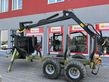 Holzknecht Forstanhänger 9to mit Kran Premaq P63 
