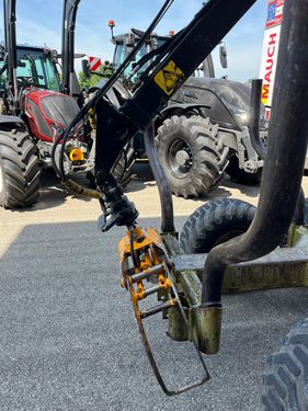 Holzknecht Forstanhänger 9to mit Kran Premaq P63 