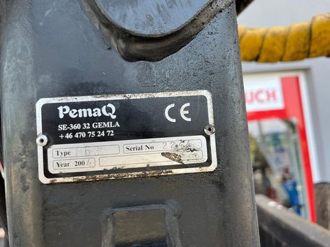 Holzknecht Forstanhänger 9to mit Kran Premaq P63 