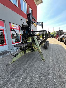 Holzknecht Forstanhänger 9to mit Kran Premaq P63 