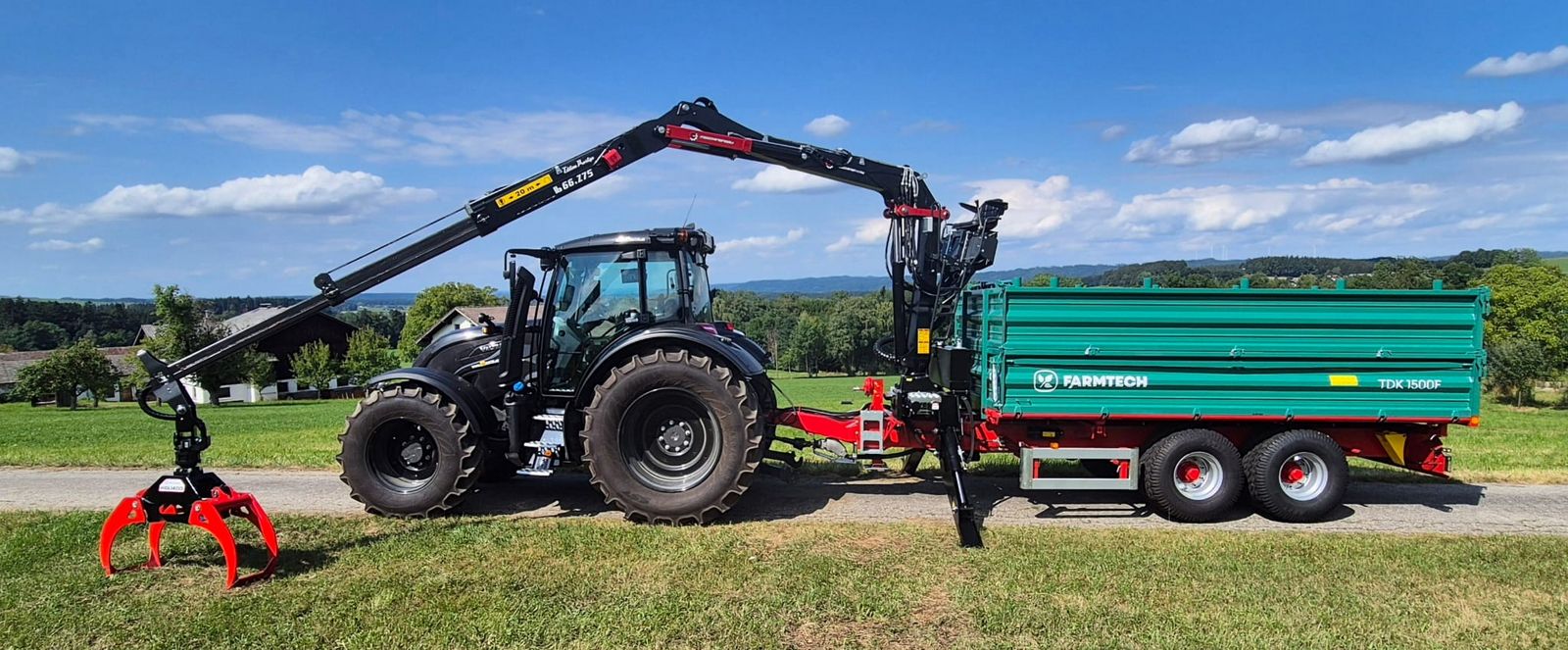 Farmtech TDK 1500F + žerjav